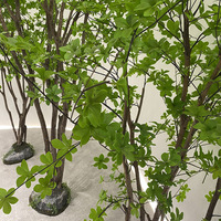 Bunga Sutra Camellia Japonica Pittosporum Tobira Maple Jepang Buatan Tahan UV Modern Minimalis Dalam/Luar Ruangan