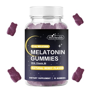 OEM Label pribadi Melatonin gusi tidur untuk dewasa & anak-anak dengan Vegan Pectin | Dukungan tidur mendalam - Product Image 1