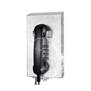 <span class=keywords><strong>Téléphone</strong></span> analogique filaire PAPX SOS pour intérieur/extérieur, <span class=keywords><strong>combiné</strong></span> KNZD-10 avec clavier, étanche à la poussière IP55, homologué CE ETL, pour prison - Product Image 2