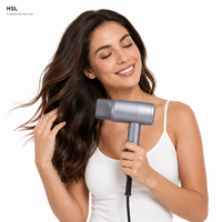 Sèche-cheveux professionnel 1800W, moteur DC, ionique, fonction air froid, concentrateur, filtre amovible, protection contre la surchauffe, OEM