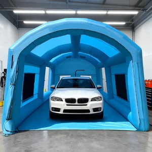 Cabina de Pintura Inflable <span class=keywords><strong>Portátil</strong></span> para Pintar Automóviles, Impermeable, Duradera, Tamaño Personalizado, con Filtro y Ventilador - Product Image 2