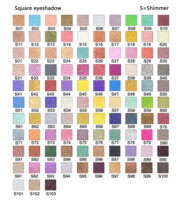 Palette de fards à paupières personnalisable en gros pour votre propre marque, hautement pigmentée et waterproof