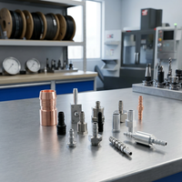 Raccords de tuyaux pneumatiques usinés CNC OEM ODM en laiton, aluminium, acier inoxydable, connecteurs d'air, pièces de raccordement de fluides personnalisées
