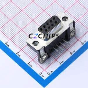 5745781-4 D-Sub/VGA Connector Bent Lead Through Hole Connector Female 9P Right Angle Insert 2 - Product Image 1