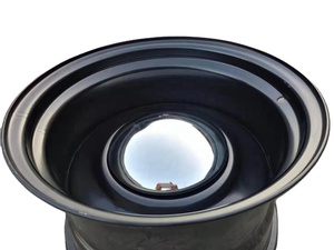 Cerchi in Acciaio Cromato per Auto Classiche, Design Liscio, 15 e 16 Pollici, 40mm 25mm 30mm 100mm, Costruzione in Due Pezzi, <span class=keywords><strong>5</strong></span> Fori - Product Image 2