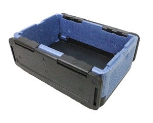 Refroidisseur de glace EPP flip pliable boîte de refroidissement en mousse durable pour le camping ou l'intérieur économiser de l'espace garder l'article au frais ou au chaud 8 heures - Product Image 1