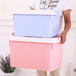Vente en gros d'articles ménagers en plastique 49L Conteneur de stockage d'articles divers <span class=keywords><strong>Jouet</strong></span> Couette Vêtements Boîtes de rangement en plastique pour camping en plein air - Product Image 1