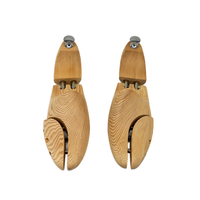 Embauchoirs en bois de hêtre deux tubes couleur bois naturel chaussure civière chaussures en cuir bottes baskets