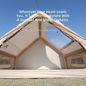 <span class=keywords><strong>Tente</strong></span> de camping <span class=keywords><strong>gonflable</strong></span>, poutres pneumatiques épaissies, résistante aux intempéries et au vent, installation instantanée, pliable et portable, prête pour la vente en gros - Product Image 2