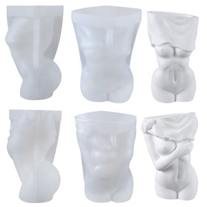 Molde de Silicona para Maceta, Florero o Portalápices con Forma de Cuerpo de Mujer, Estilo Bailarina Sensual - Product Image 6
