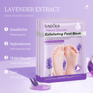 Masque Peeling <span class=keywords><strong>Pieds</strong></span> Bio Naturel au Lavande pour Soin <span class=keywords><strong>des</strong></span> <span class=keywords><strong>Pieds</strong></span>, Élimine les Peaux Mortes, Blanchissant et Exfoliant, Soin Adulte en Gros - Product Image 6