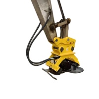 Compacteur à plaque vibrante hydraulique robuste pour excavatrice, avec roulement de moteur, pour compactage de sol et de fossés, certifié CE ISO9001, haute performance