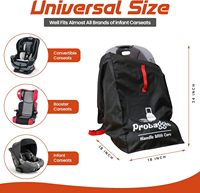 BSCI personnalisé pliable Durable poussette sac de voyage pour avion grand Standard Double poussette porte vérifier sac
