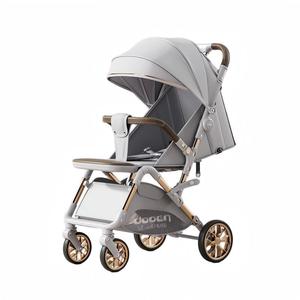 Cochecito <span class=keywords><strong>de</strong></span> Bebé Ligero <span class=keywords><strong>de</strong></span> Aluminio con Ruedas con Amortiguación, Silla <span class=keywords><strong>de</strong></span> Paseo Plegable para Bebés con Bandeja y Portavasos para Viajes - Product Image 2