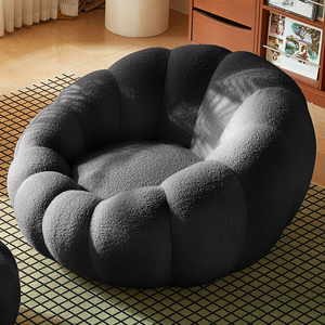 Canapé compressé chaise de salon tissu de laine canapé monoplace de luxe chaises longues d'appoint <span class=keywords><strong>fauteuil</strong></span> paresseux - Product Image 6