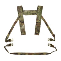 Harnais tactique universel en forme de H avec sangle de taille pour porte-équipement de poitrine compatible avec les séries MK3, MK4, MK5, D3, MU