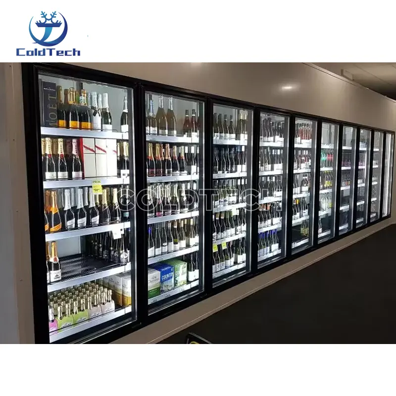 Convenience- und Liquorläden Ausstellung Walk-In-Kühler Bier Höhlen Kühler mit Glastür