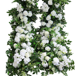F-FR017 Composizione Floreale Artificiale Stile Foresta con Mughetto Bianco e Verde per Decorazioni Matrimoniali - Product Image 6