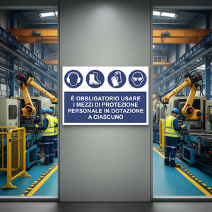 Señal de Advertencia Obligatoria: Deber de Equipamiento de Protección, 300 x 200 mm, Aviso de Seguridad - Product Image 2