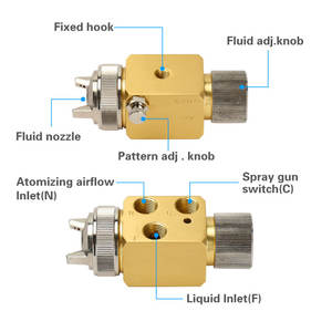 Pistolet de pulvérisation A200 du <span class=keywords><strong>Japon</strong></span> pour le pistolet de pulvérisation de grand objet a peinture, pistolet de pulvérisation de soudure de <span class=keywords><strong>vague</strong></span> A-200, pistolet de pulvérisation automatique de flux/colle - Product Image 5