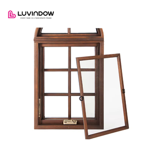 Popular Wooden <strong>Window</strong> Grid Design Arch Top Special Shape Sound Proof Heat Insulation Crank Casement <strong>Window</strong>
