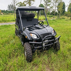 Véhicule utilitaire électrique (UTV) 4x4 pour le transport d'équipements d'entraînement de football et la maintenance des terrains, véhicule de transport automatique homologué CEE - Product Image 1