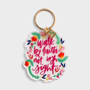 Tùy chỉnh rõ ràng Acrylic Christian Keychain nhựa đầy cảm hứng móc khóa đức tin motivational báo giá Anime Xe móc Khóa Phụ Kiện - Product Image 1