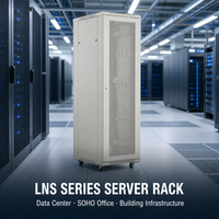 Armoire réseau LNS 19 pouces 18U-60U, largeur 600-1200 mm, indice de protection IP20, capacité de charge 1000 kg, rack de serveur avec 12 types de portes pour centre de données