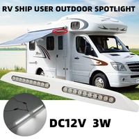 Lampe LED pour auvent de camping-car CAPEXRV 12V 6W, étanche, pour camping-car, fourgon, camping, remorque, éclairage extérieur