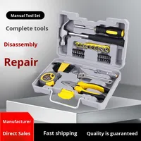 Offre Spéciale – Kit de Quincaillerie Mixte 12 Pièces Marque HS – Boîte à Outils Multifonctionnelle OEM avec Mallette Rigide pour Voiture et Maison – Ensemble d'Outils Domestiques et Tournevis