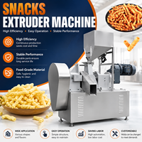 Nouvelle machine à extruder et à frire les aliments Bright Corn Curls & Kurkure, en acier inoxydable 304, ligne de production automatique à haute productivité