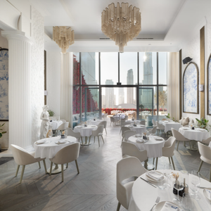 Muebles de Alta Gama para Restaurantes de Cocina Francesa, Sillas de Cuero Blanco con Juego de Mesa para Restaurante Occidental - Product Image 2
