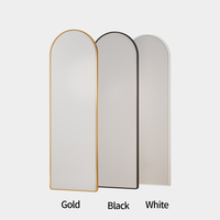 Meilleur Vendeur Miroir sur Pied Vintage Classique Simple Personnalisé à Arc Pleine Longueur pour Salon
