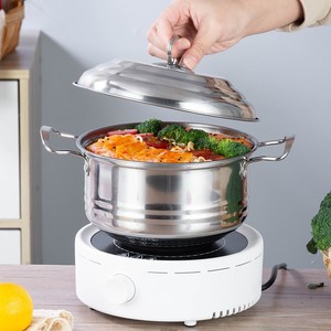 Paslanmaz çelik kapak ev çorba tenceresi, Congee tencere seti, dört parçalı set - Product Image 5