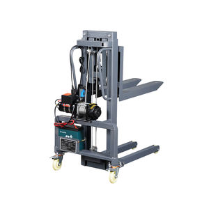 מלגזה חשמלית מיני ניידת עם גובה הרמה של 1.6 מטר, מלגזה חשמלית פשוטה - Product Image 6