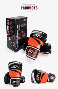 ถุงมือชกมวย BN ดีไซน์ใหม่ 8~16 ออนซ์ สำหรับฝึกซ้อมคิกบ็อกซิ่ง คาราเต้ มวยไ<span class=keywords><strong>ท</strong></span>ย MMA สปาร์ริง กราปลิง และฟิตเนส - Product Image 6