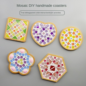 Posavasos de mosaico creativo Kit de material de bricolaje - Product Image 3