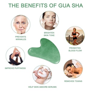 Outils faciaux Gua Sha Board pour les poches et les rougeurs réduisant la routine <span class=keywords><strong>de</strong></span> soins <span class=keywords><strong>de</strong></span> la peau, cadeau d'auto-soin pour hommes femmes - Product Image 4