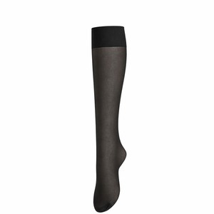 <span class=keywords><strong>Calze</strong></span> da donna anti-attorcigliamento, trasparenti, sopra il ginocchio, con fascia elastica anti-sfilamento, punta rinforzata, in nylon color carne, OEM - Product Image 1
