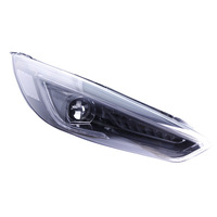 Para Ford Focus 2015-2017 LED faros 35W lámpara de coche de plástico con DRL y señal móvil