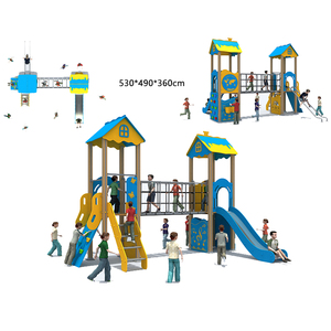 Équipement <span class=keywords><strong>de</strong></span> terrain <span class=keywords><strong>de</strong></span> jeu extérieur <span class=keywords><strong>en</strong></span> plastique et <span class=keywords><strong>bois</strong></span> <span class=keywords><strong>de</strong></span> qualité supérieure <span class=keywords><strong>pour</strong></span> les parcs, les écoles et les terrains <span class=keywords><strong>de</strong></span> <span class=keywords><strong>jeux</strong></span> communautaires - Product Image 1