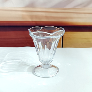 Gobelet à yaourt à <span class=keywords><strong>pied</strong></span> 250 ml réutilisable en polycarbonate, <span class=keywords><strong>verre</strong></span> à dessert transparent en plastique, <span class=keywords><strong>verre</strong></span> à crème glacée - Product Image 2