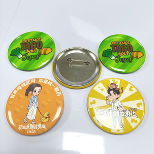 Spille Personalizzate di Alta Qualità, Design Rotondo, Badge in Metallo con Chiusura di Sicurezza, Immagini Anime Complete, Stile Antico/Moderno - Product Image 5