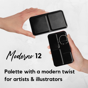 Torte Color acqua all'ingrosso 12 colori Set di pittura ad acquerello solido in scatola di latta - Product Image 4