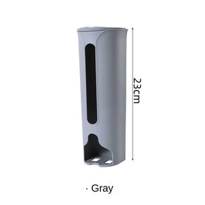 Garbage Bag <b>Storage</b> <b>Box</b> <b>Kitchen</b> Plastic Collector Wall-mounted Convenient Extraction Type Trash Bag Container Home - Product Image 6