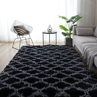 Tapis Géométrique Marocain Rectangulaire Grand et Doux de Style Nordique, Ne Perdant Pas Ses Poils, Écologique, Idéal pour Différentes Pièces