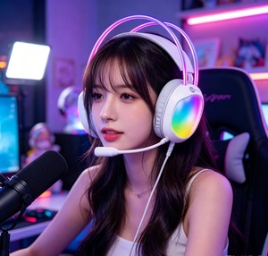 Cuffie Gaming RGB USB Cablate Le Coo HT410 con Luce RGB, Audio Surround 7.1 e Microfono Regolabile per Esports e Computer Desktop - Product Image 4