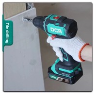 Perceuse électrique sans fil compacte et puissante Dongcheng DCA, sans balais, à main