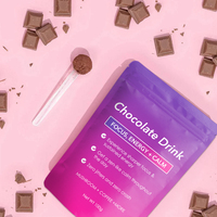 Café aux champignons saveur chocolat avec shilajit, chaga et ashwagandha pour l'énergie, marque distributeur