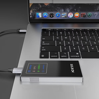 Unidad de Disco Duro Externa Portátil SSD Tipo-C con Pantalla, 1000 MB/s, Carcasa de Aleación de Aluminio, Interfaz de Usuario Personalizada, Logotipo y Paquete